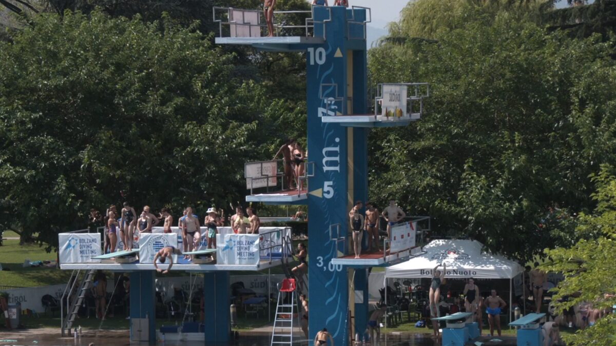 Bolzano torna capitale del tuffi con il Diving Meeting nel fine settimana
