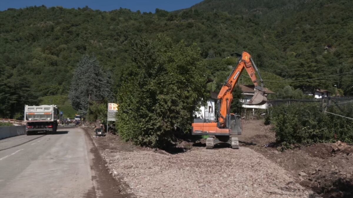 Frana tra Merano e Avelengo: riaperta la strada provinciale