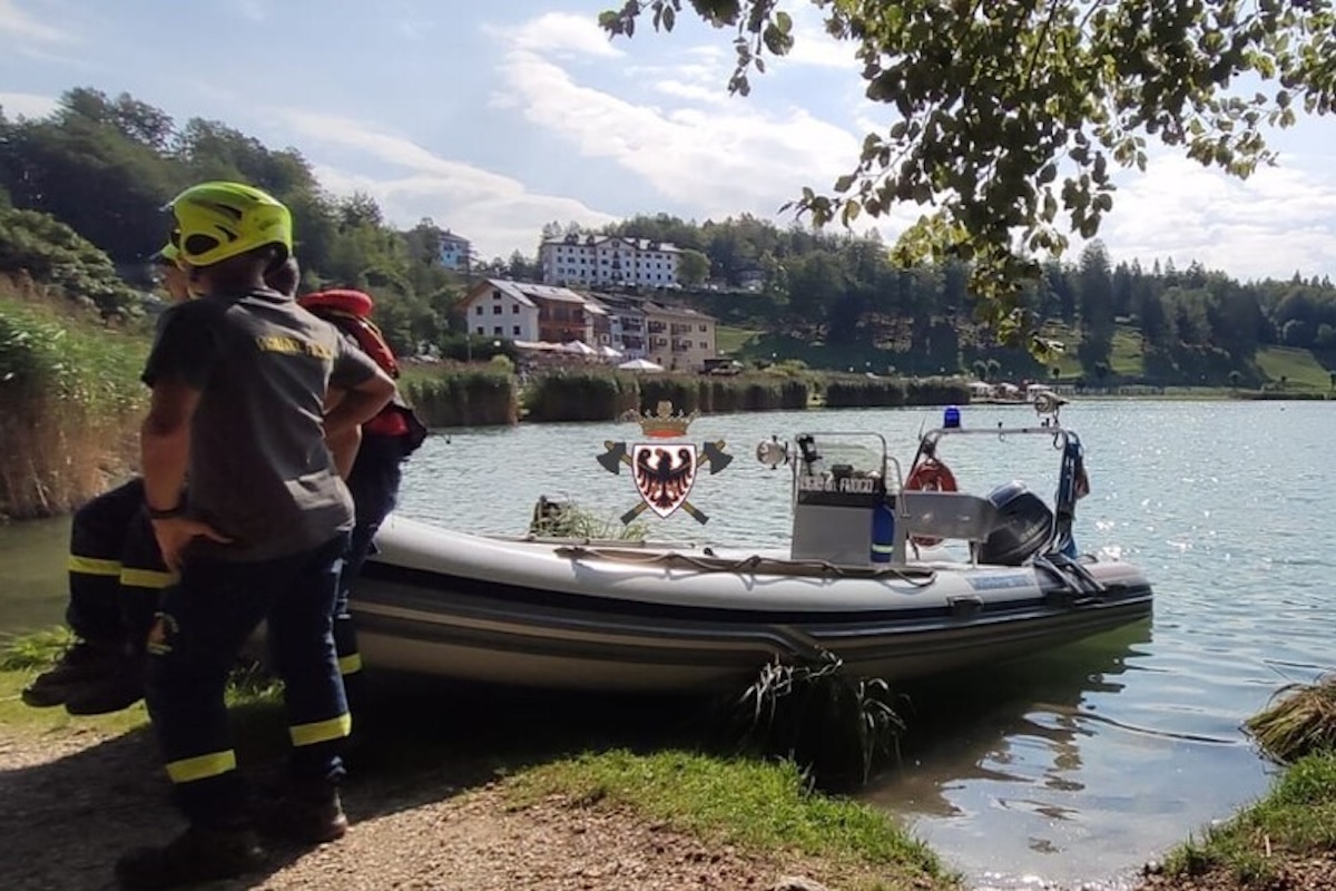 FOTO scomparsa nel lago
